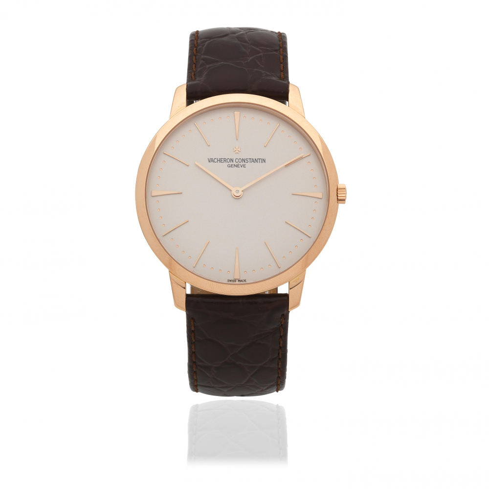 Vacheron Constantin. An 18K rose gold manual wind wristwatch