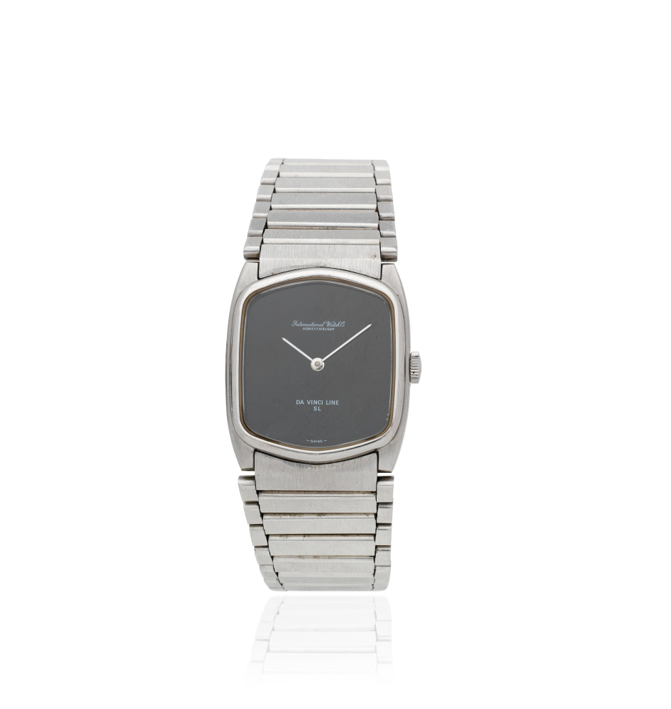 IWC. A stainless steel manual wind bracelet watch