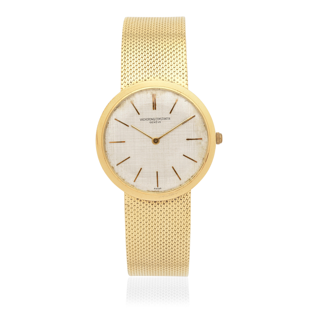 Vacheron Constantin. An 18K gold manual wind bracelet watch