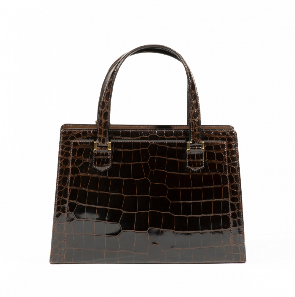 HERMES Paris. Sac Pullman 30, crocodile du Nil