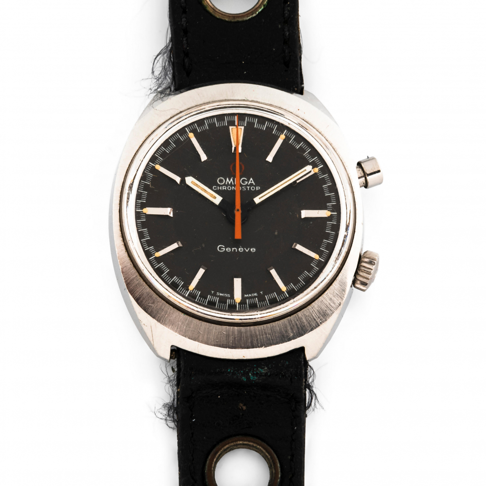 Omega Chronostop Stainless Steel Wristwatch