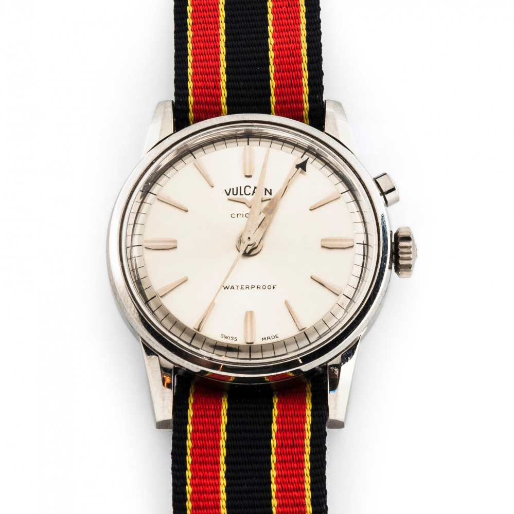 Vulcain Cricket Stainless Steel Wristwatch