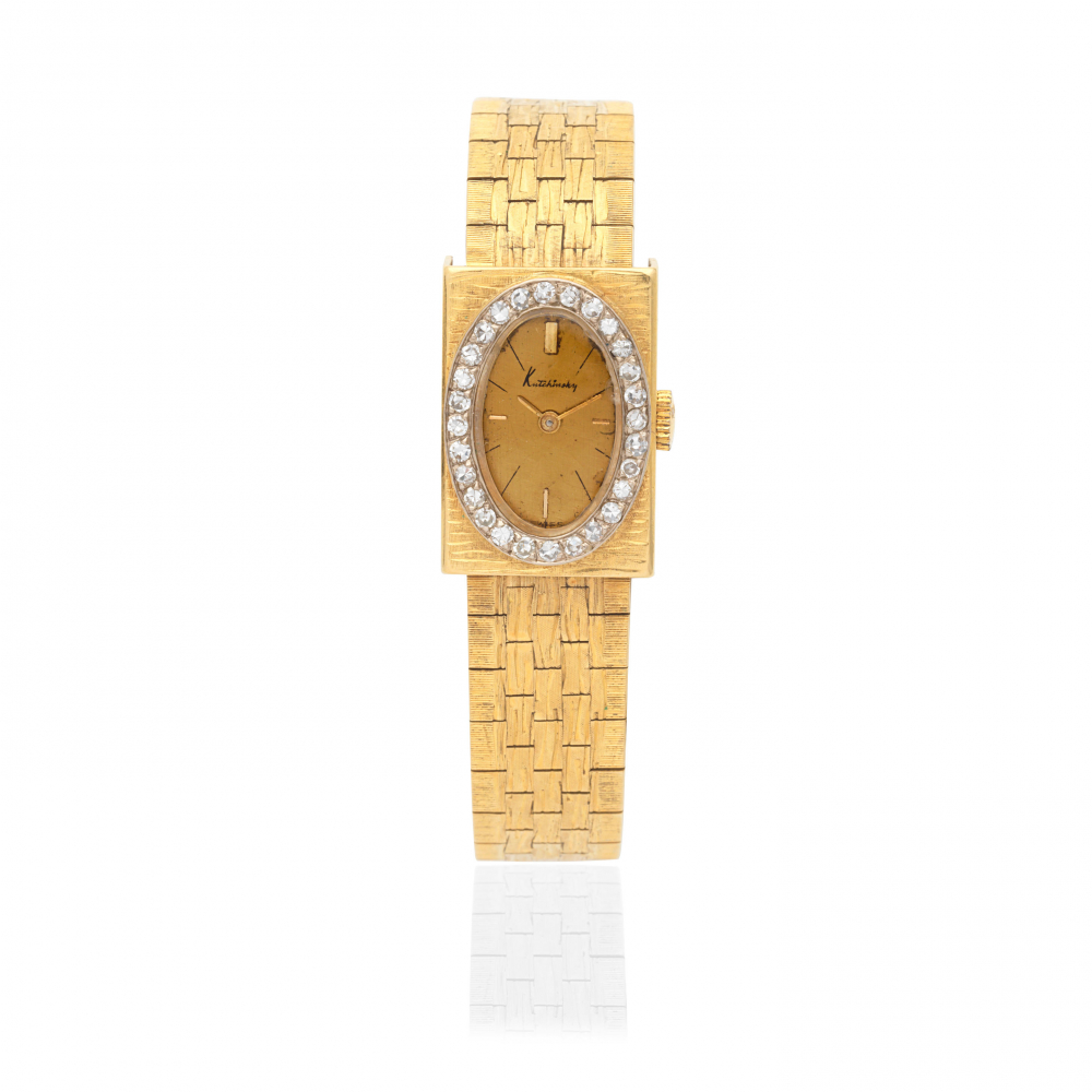 KUTCHINSKY: DIAMOND-SET WATCH, CIRCA 1965