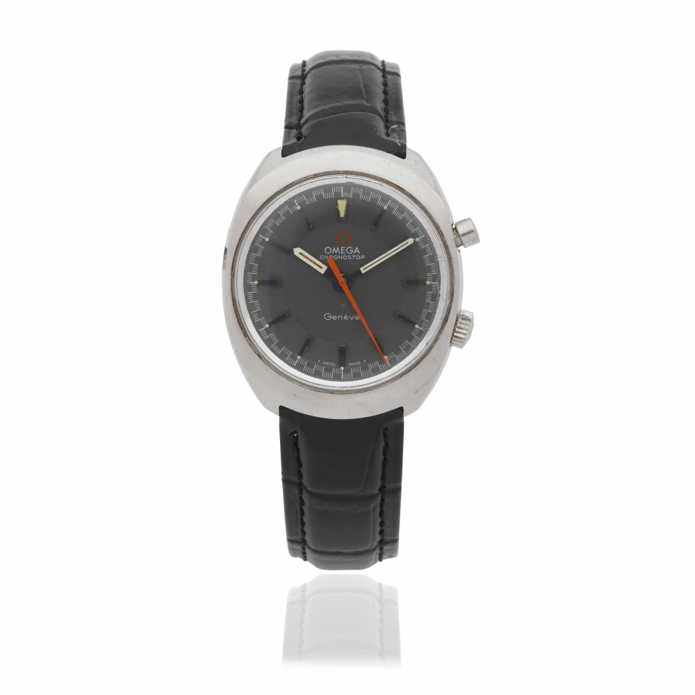 Omega. A stainless steel manual wind single button chronograph wristwatch sold on behalf of the original owner