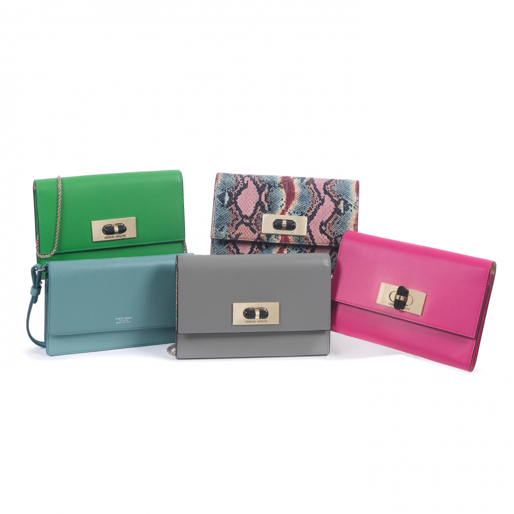 Giorgio Armani: Five Wallet on Chain Shoulder Bags
