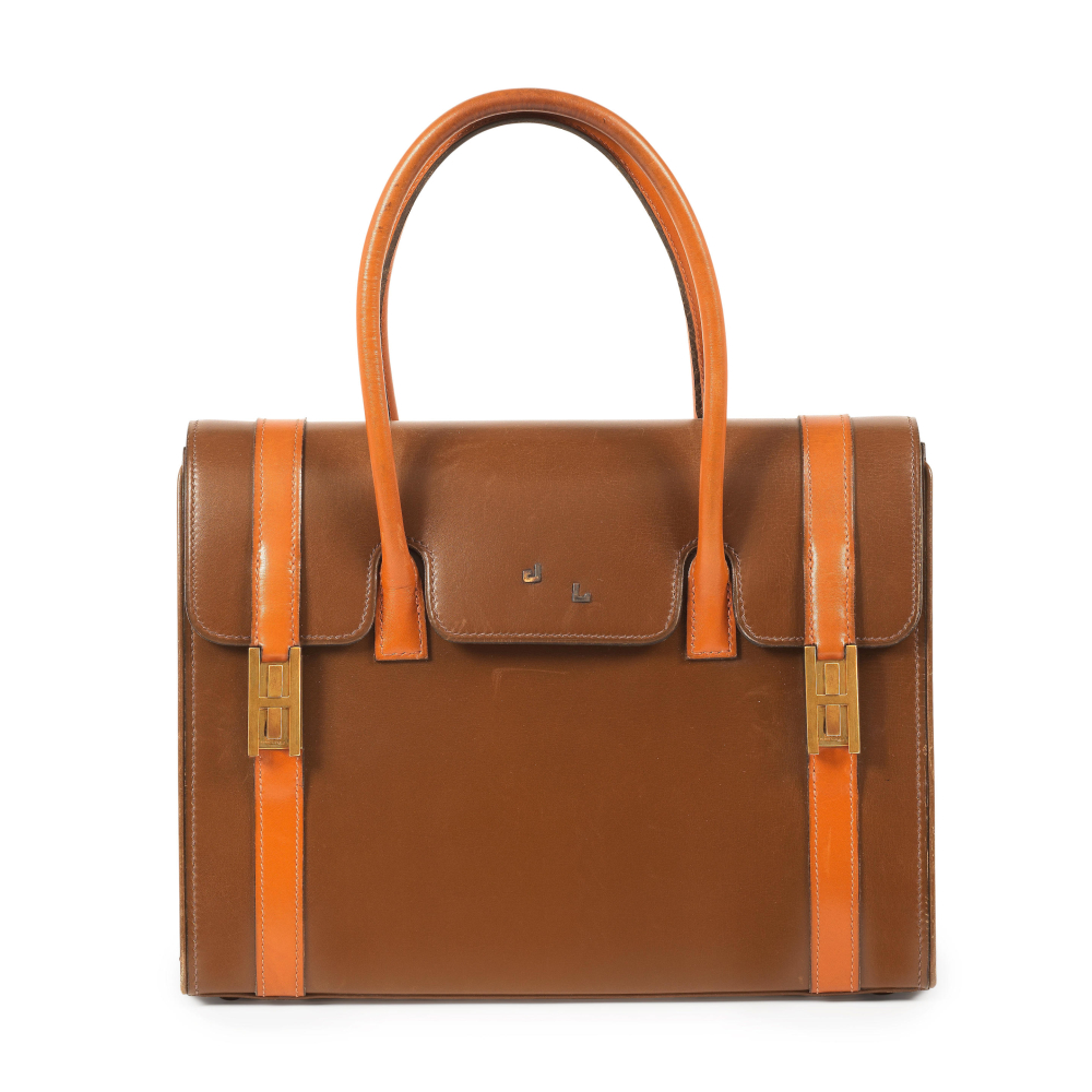 HERMES Paris, année 1964. Sac de dame "Drag" 26 cm