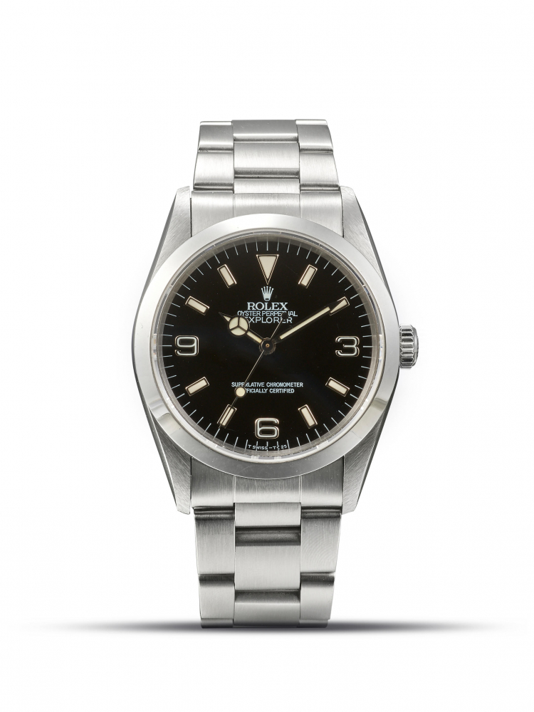 ROLEX | EXPLORER, REF.14270, A STAINLESS STEEL BRACELET WATCH, CIRCA 1995