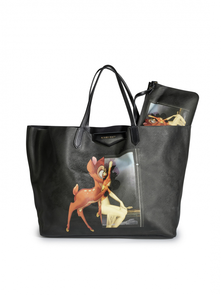 GIVENCHY: BAMBI PRINTED ANTIGONA TOTE BAG