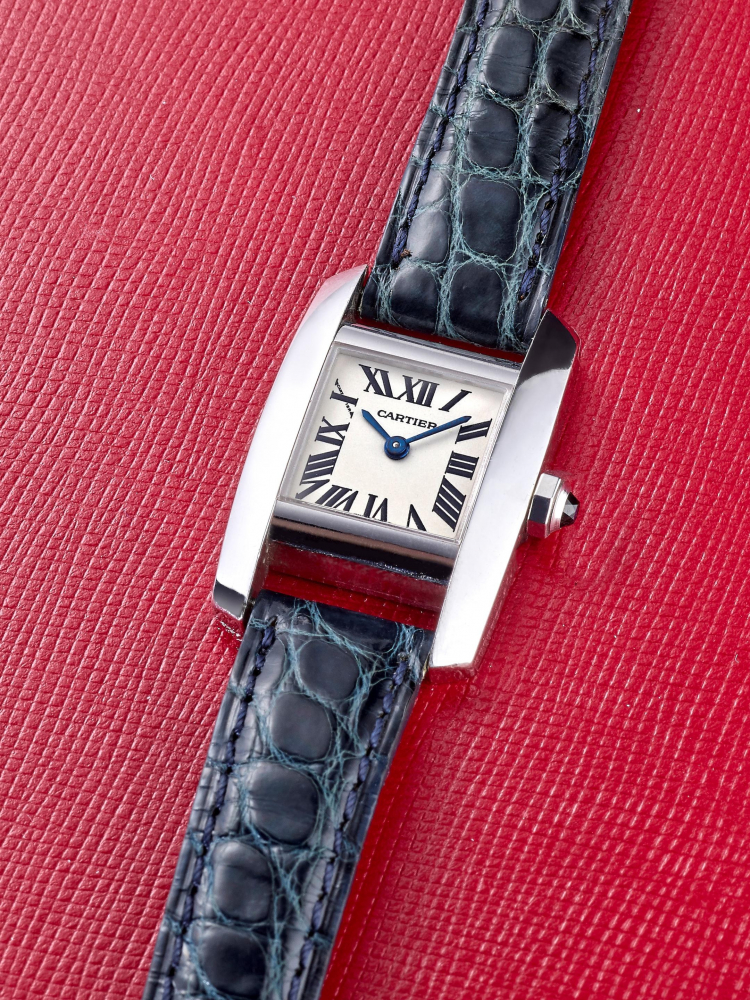 CARTIER | TANKISSIME, REF.2825, A WHITE GOLD WRISTWATCH, CIRCA 2006