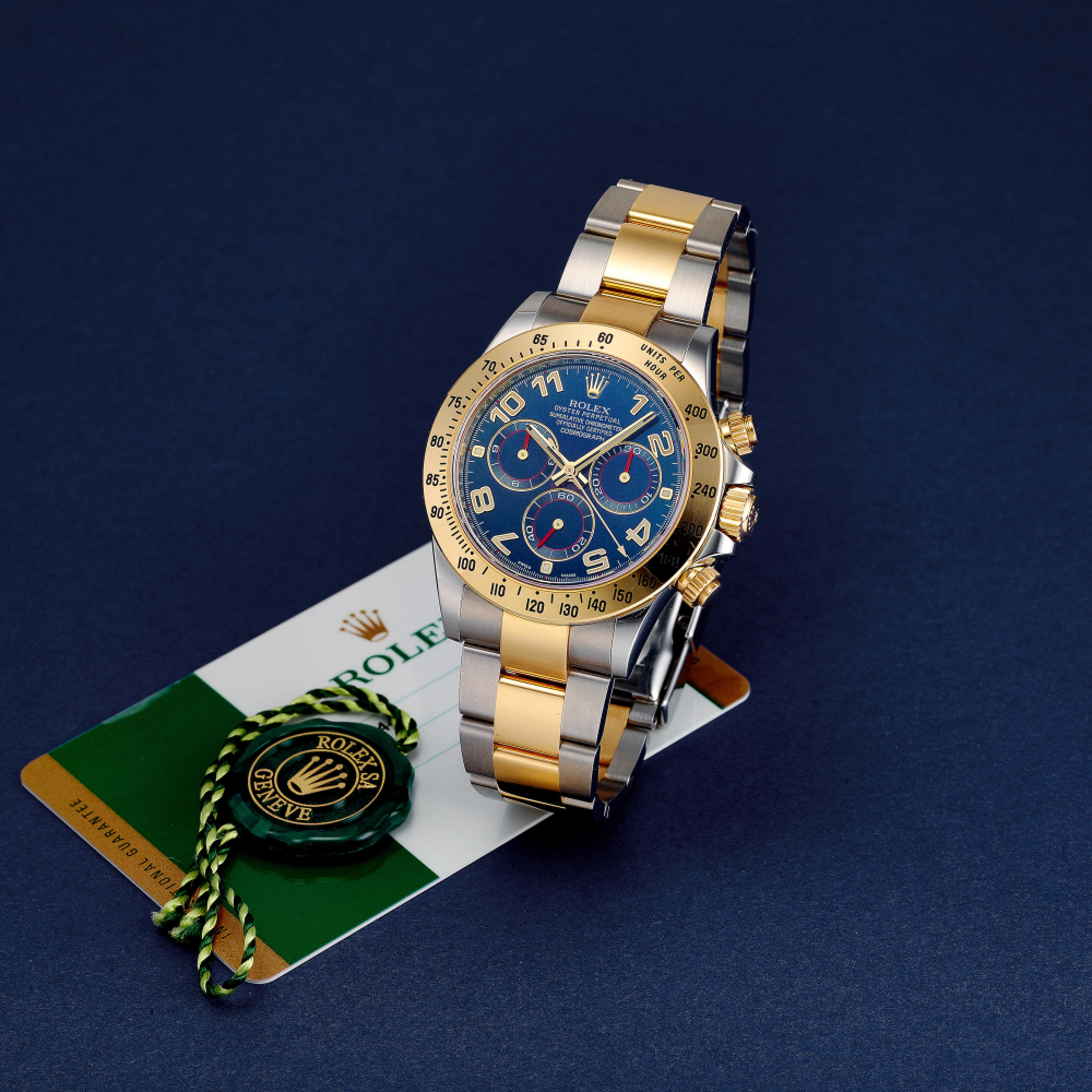 ROLEX | COSMOGRAPH DAYTONA, REF.116523, A STAINLESS STEEL AND YELLOW GOLD CHRONOGRAPH BRACELET WATCH, CIRCA 2016