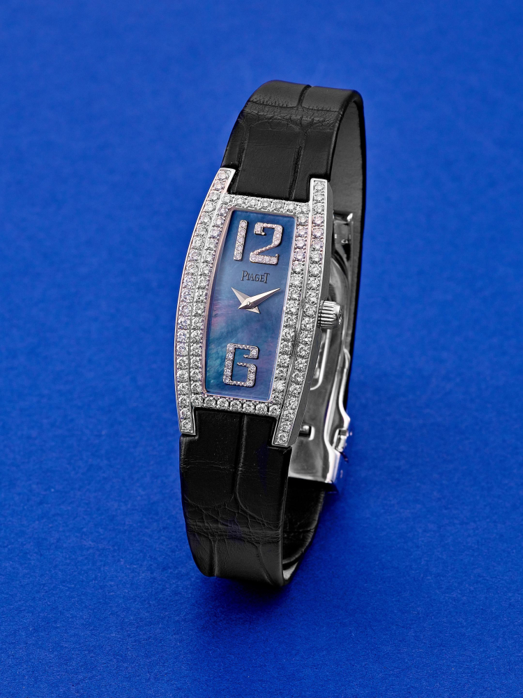 PIAGET | REF.54035, A WHITE GOLD AND DIAMOND-SET WRISTWATCH WITH MOTHER-OF-PEARL DIAL, CIRCA 2000