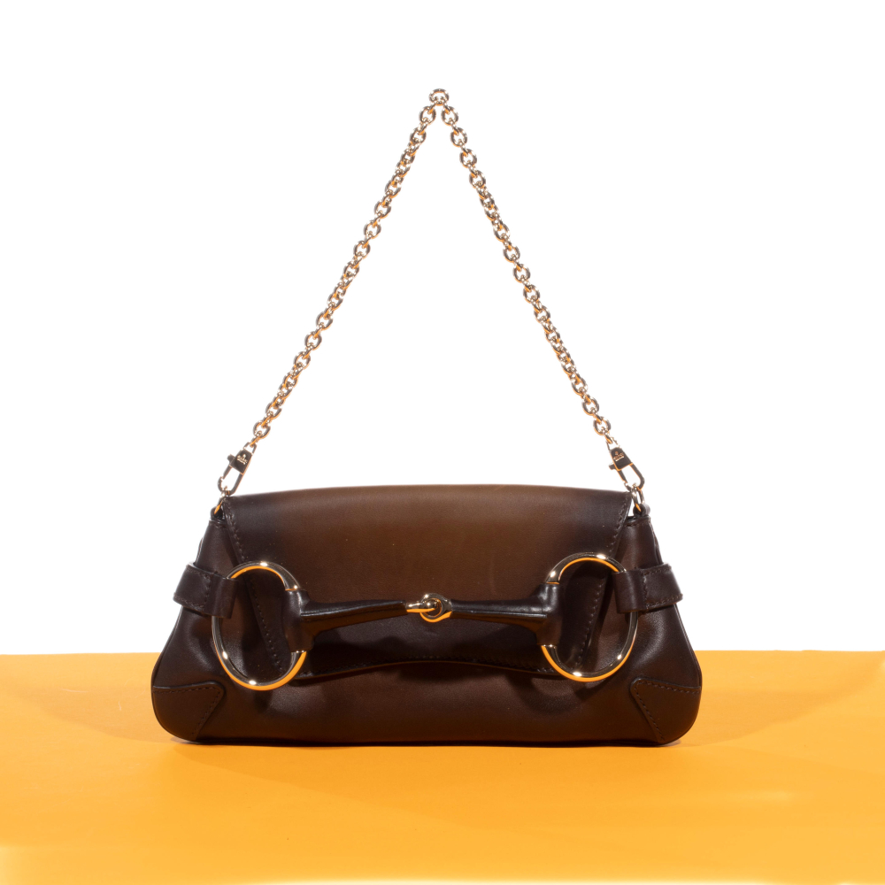 GUCCI, circa 2003. Pochette "Mors" 27 cm