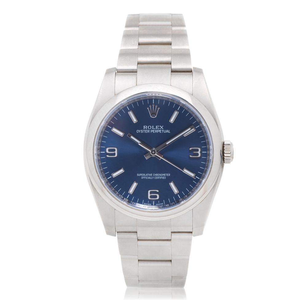 Rolex. A stainless steel automatic bracelet watch