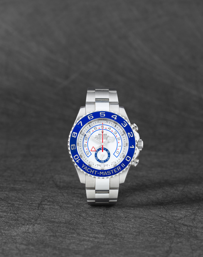 Rolex. A stainless steel automatic flyback regatta chronograph bracelet watch