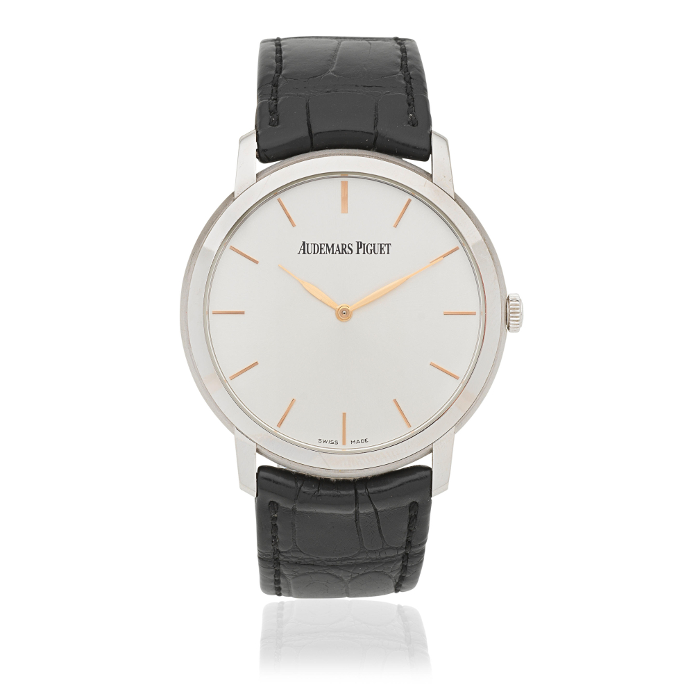 Audemars Piguet. A fine 18K white gold automatic wristwatch