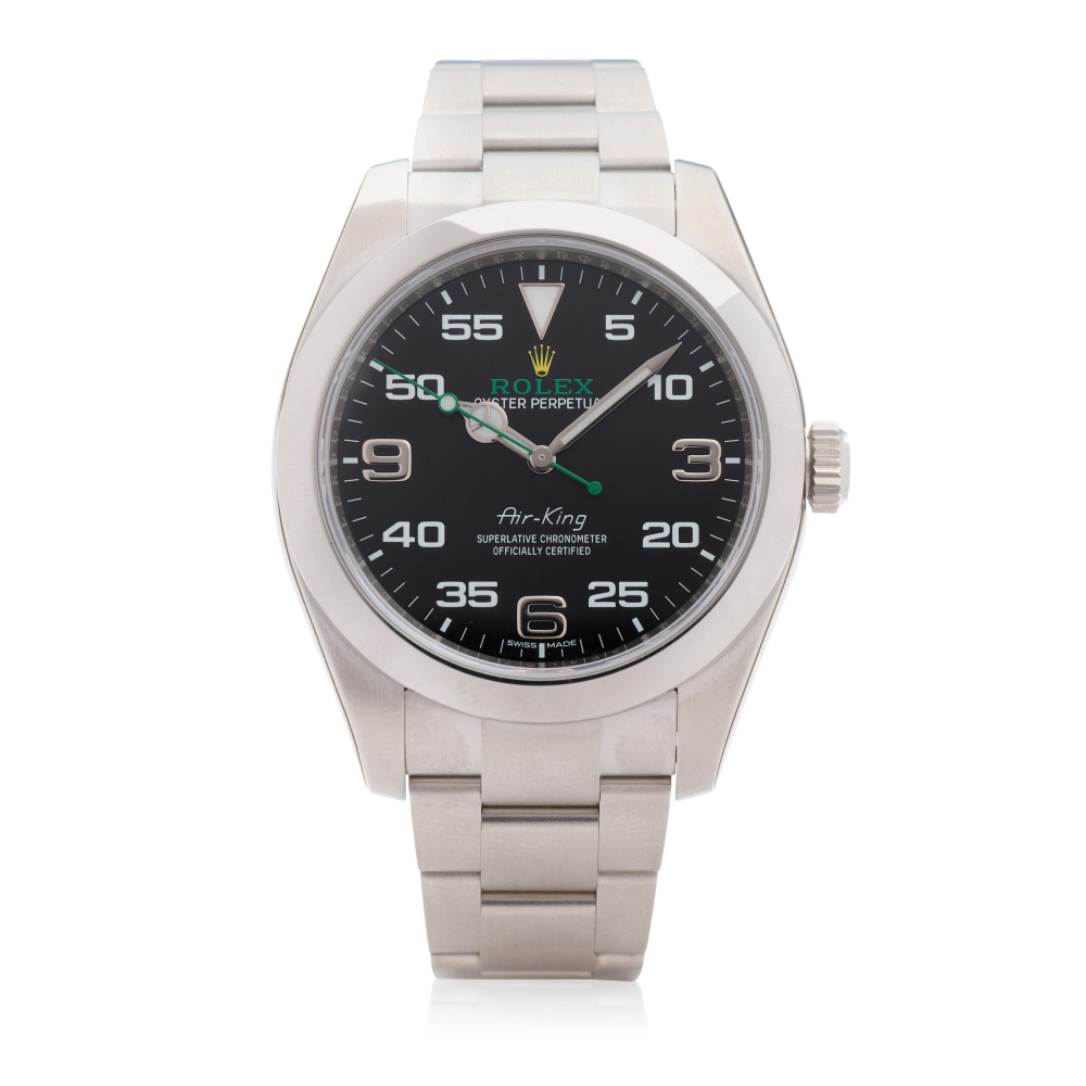 Rolex. A stainless steel automatic bracelet watch