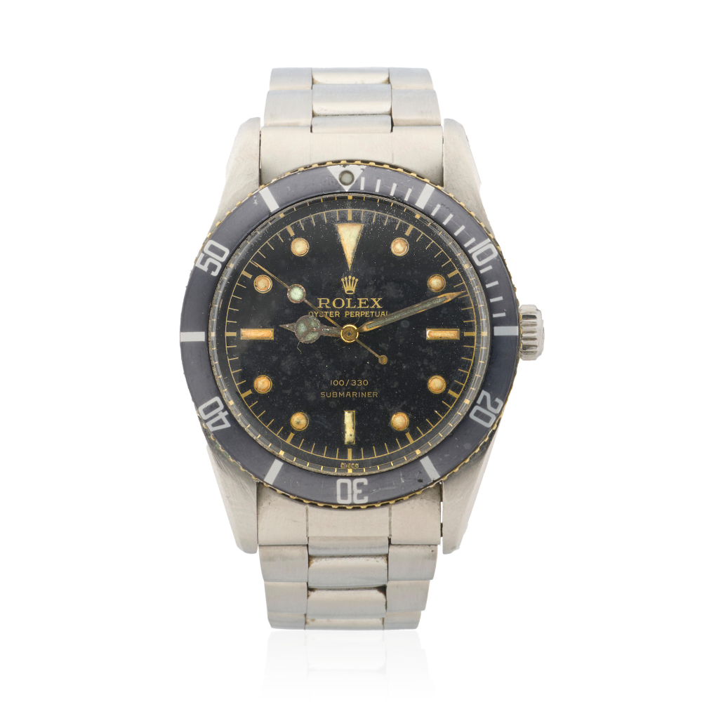 Rolex. A stainless steel automatic bracelet watch