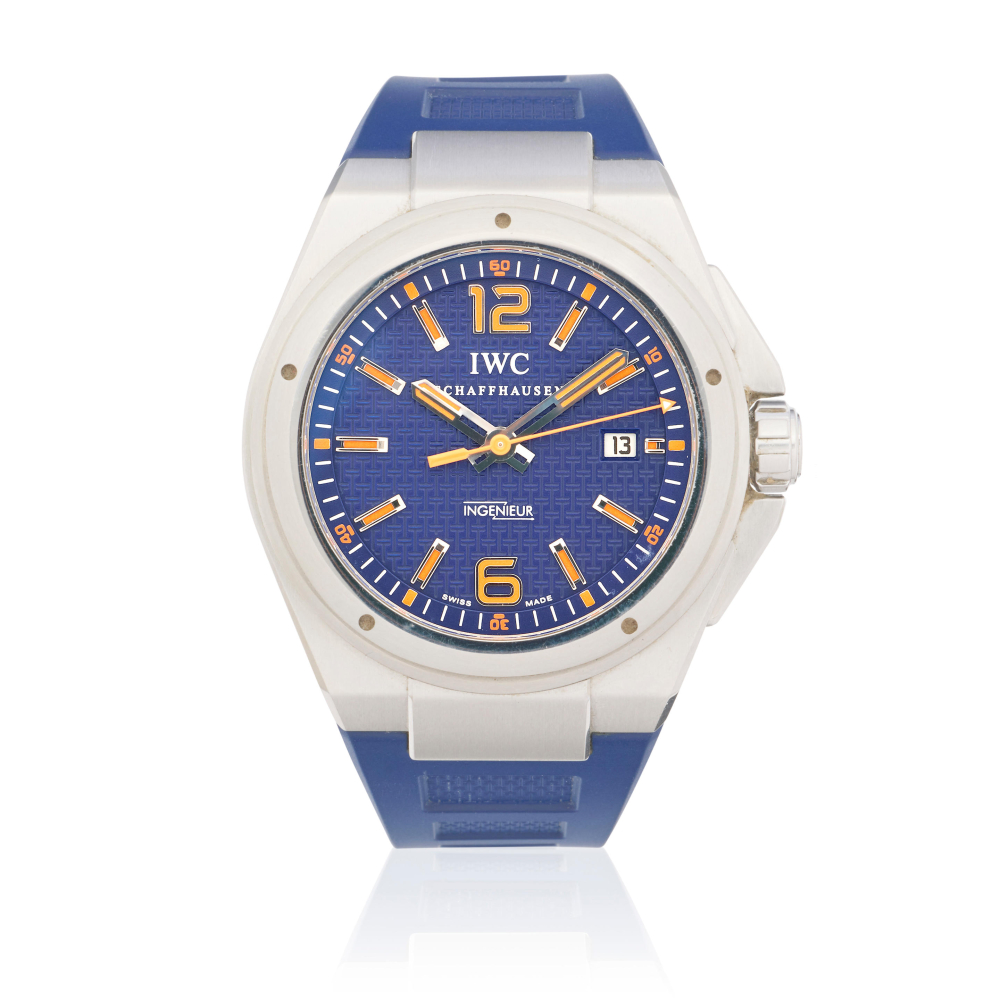IWC. A Limited Edition stainless steel automatic calendar wristwatch