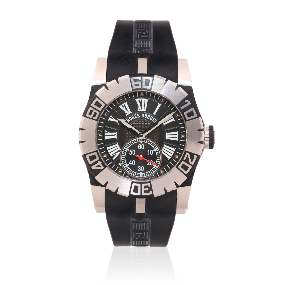 Roger Dubuis. A limited edition stainless steel automatic wristwatch