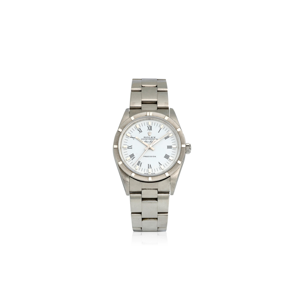 [NO RESERVE] ROLEX. A STAINLESS STEEL AUTOMATIC CALENDAR BRACELET WATCH