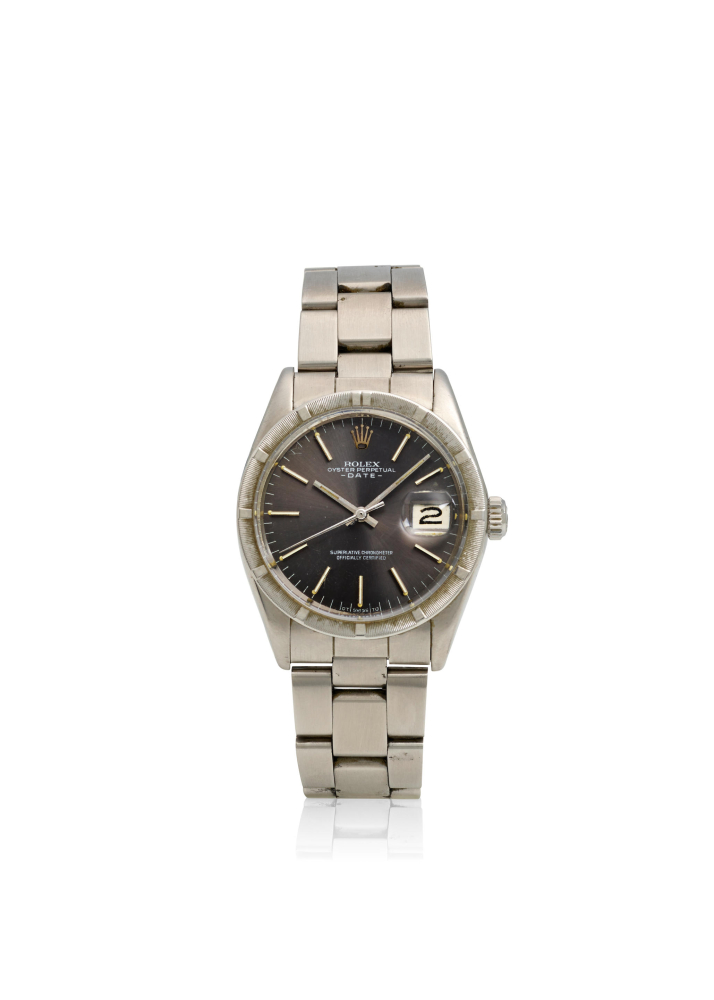 [NO RESERVE] ROLEX. A STAINLESS STEEL AUTOMATIC CALENDAR BRACELET WATCH