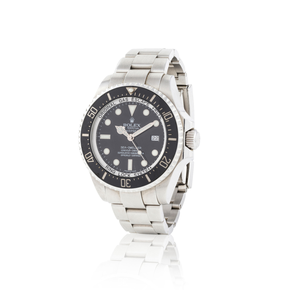Rolex. An important stainless steel automatic calendar bracelet watch
