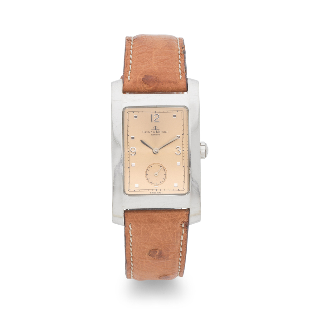 Baume Mercier. A lady's stainless steel quartz wristwatch