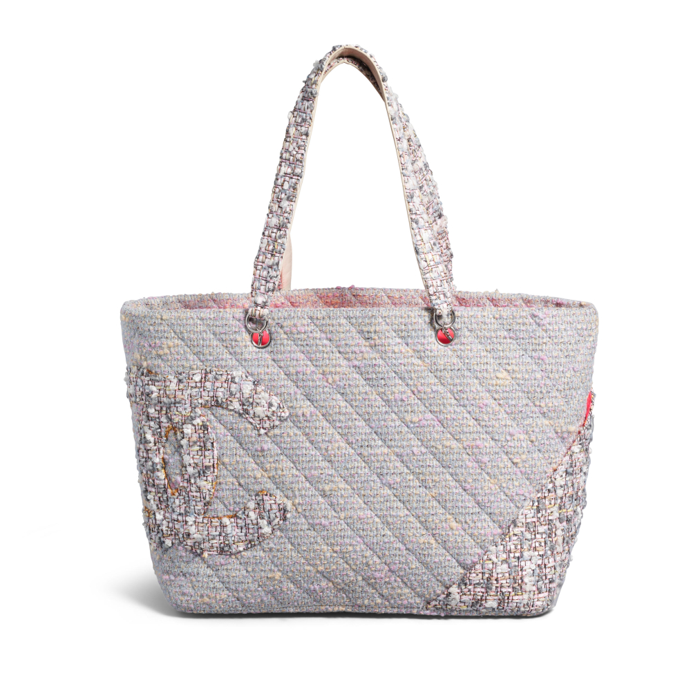 CHANEL: TWEED LIGNE CAMBON TOTE