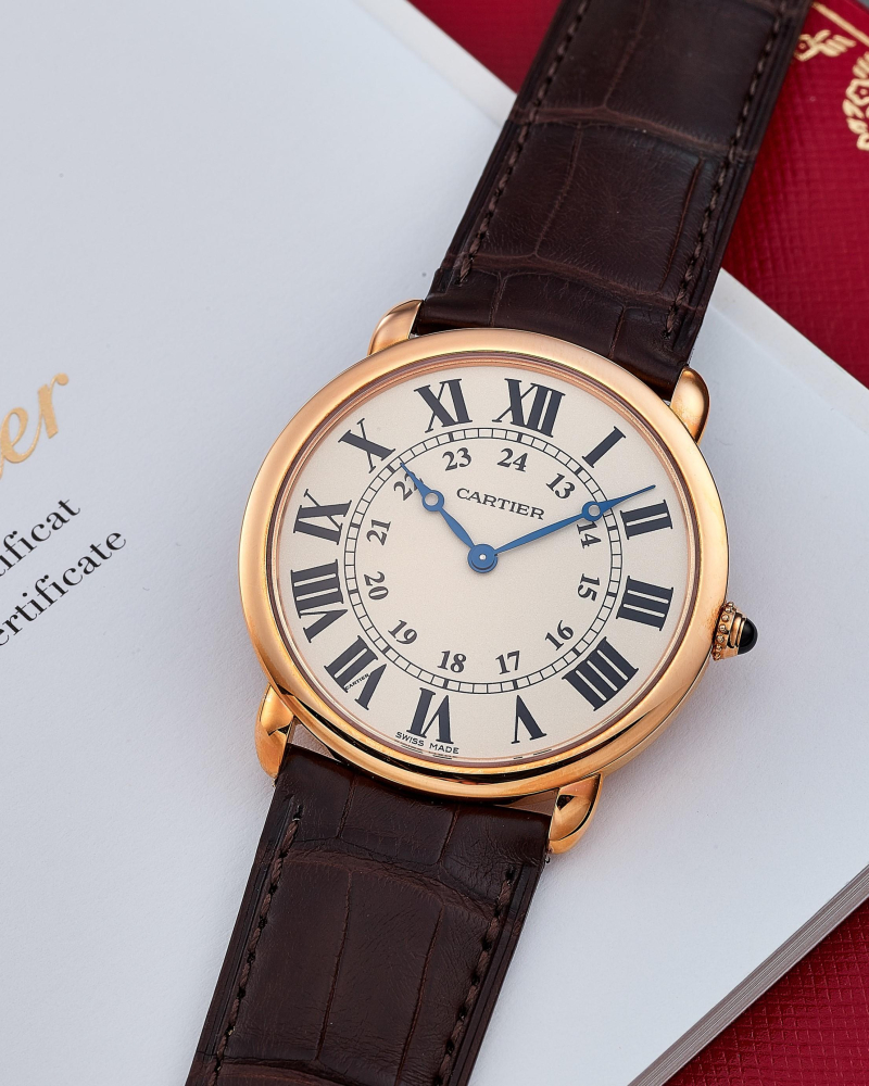 CARTIER | RONDE SOLO, REF.2889, A NEW OLD STOCK PINK GOLD WRISTWATCH, CIRCA 2015