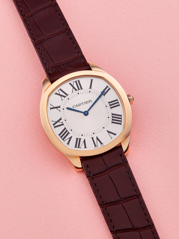 CARTIER | DRIVE DE CARTIER, REF.3967, A NEW OLD STOCK PINK GOLD WRISTWATCH, CIRCA 2020