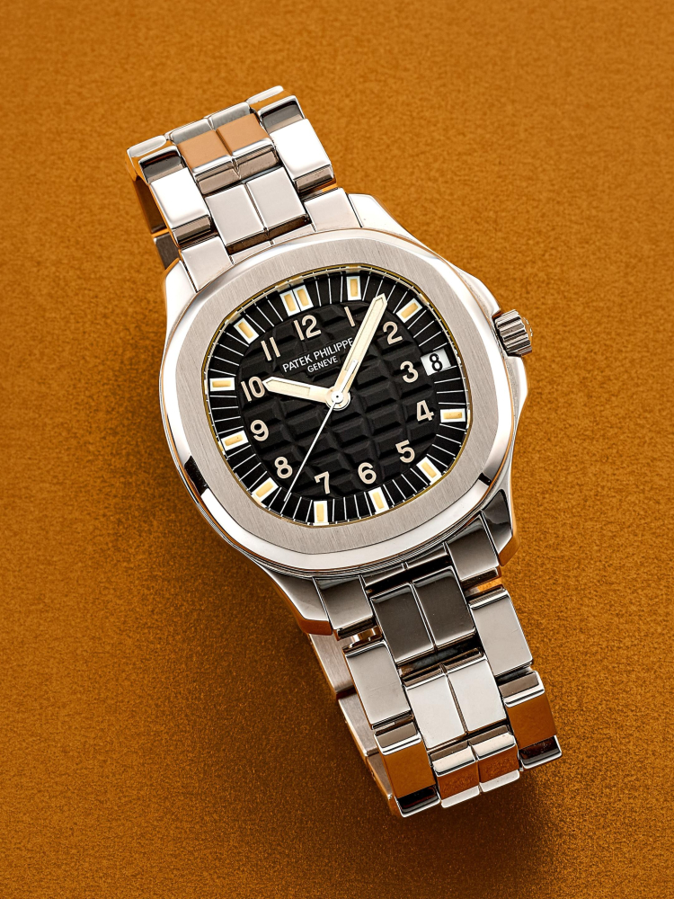 PATEK PHILIPPE | AQUANAUT, REF.5065/1A, A STAINLESS STEEL BRACELET WATCH WITH DATE, CIRCA 2000