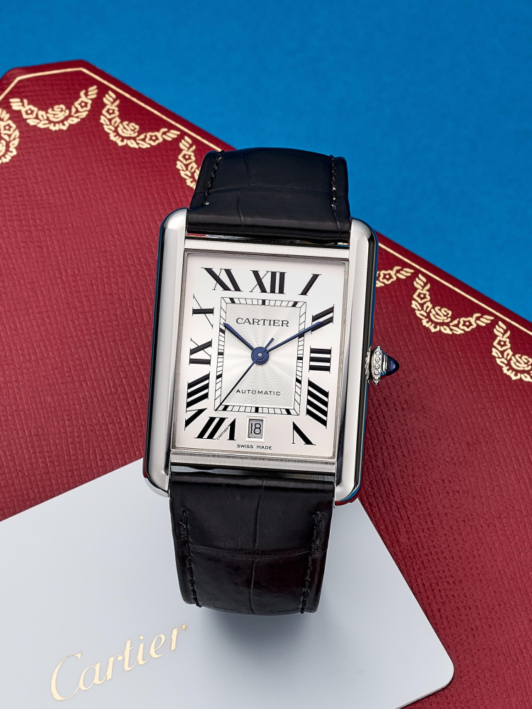 CARTIER | TANK MUST, REF.WSTA0040, A STAINLESS STEEL WRISTWATCH WITH DATE, CIRCA 2023