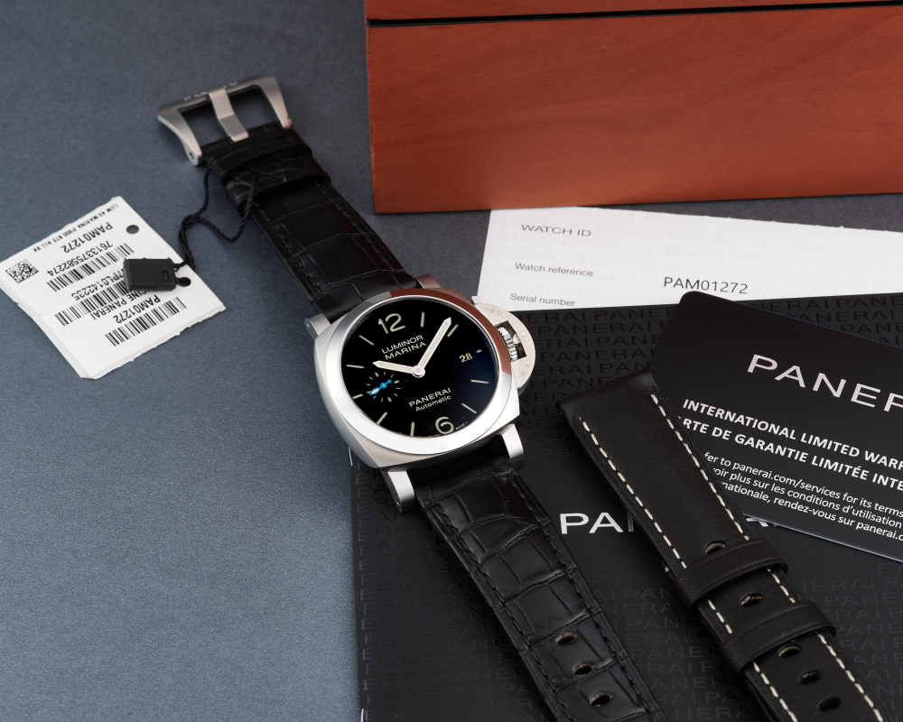 PANERAI | LUMINOR MARINA QUARANTA, REF.PAM01272, A BRAND NEW STAINLESS STEEL WRISTWATCH WITH DATE, CIRCA 2024