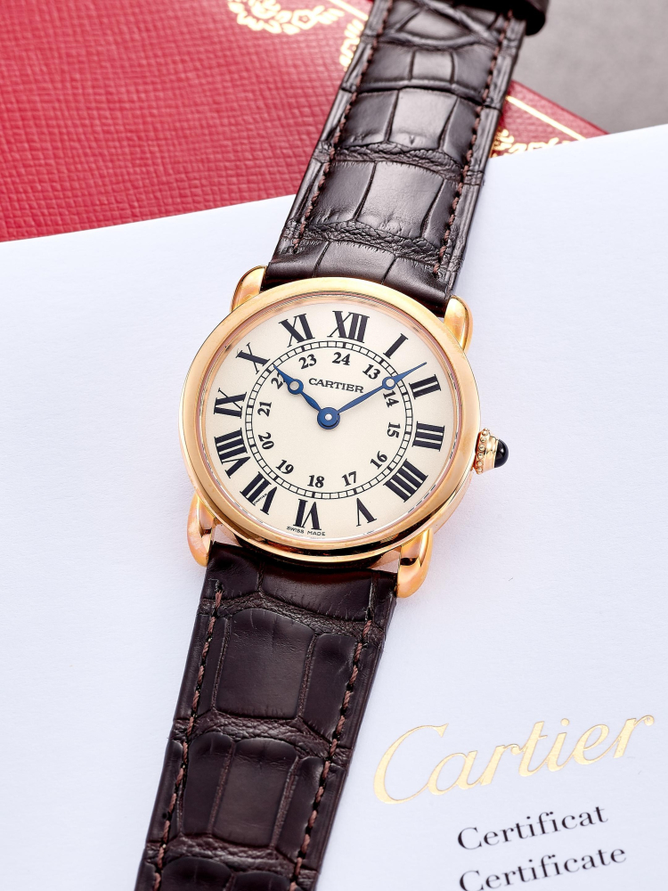 CARTIER | RONDE DE CARTIER, REF.2886, A NEW OLD STOCK PINK GOLD WRISTWATCH, CIRCA 2015