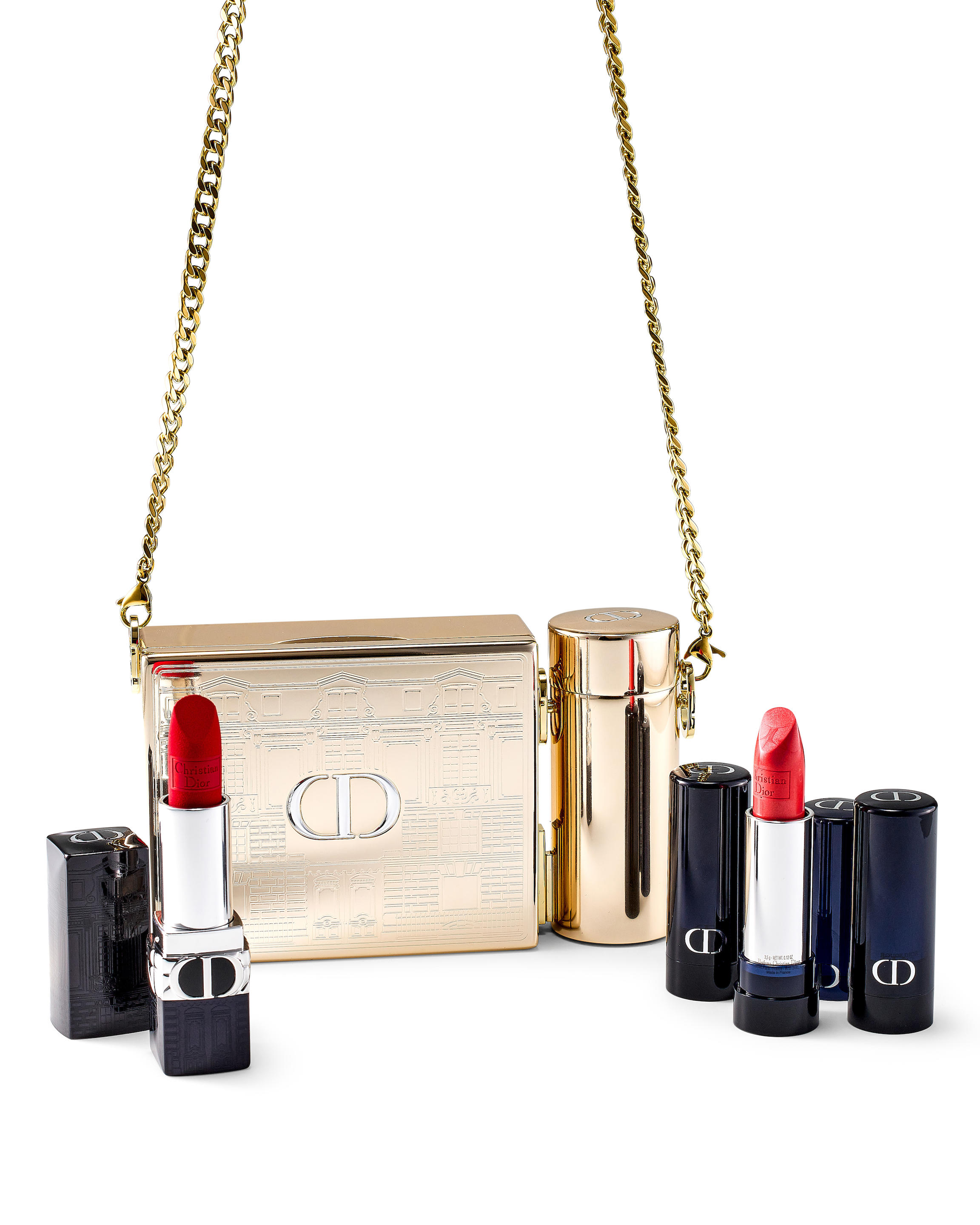 DIOR: ROUGE DIOR MINAUDIERE CASE LIPSTICK HOLDER - ROUGES COLLECTION
