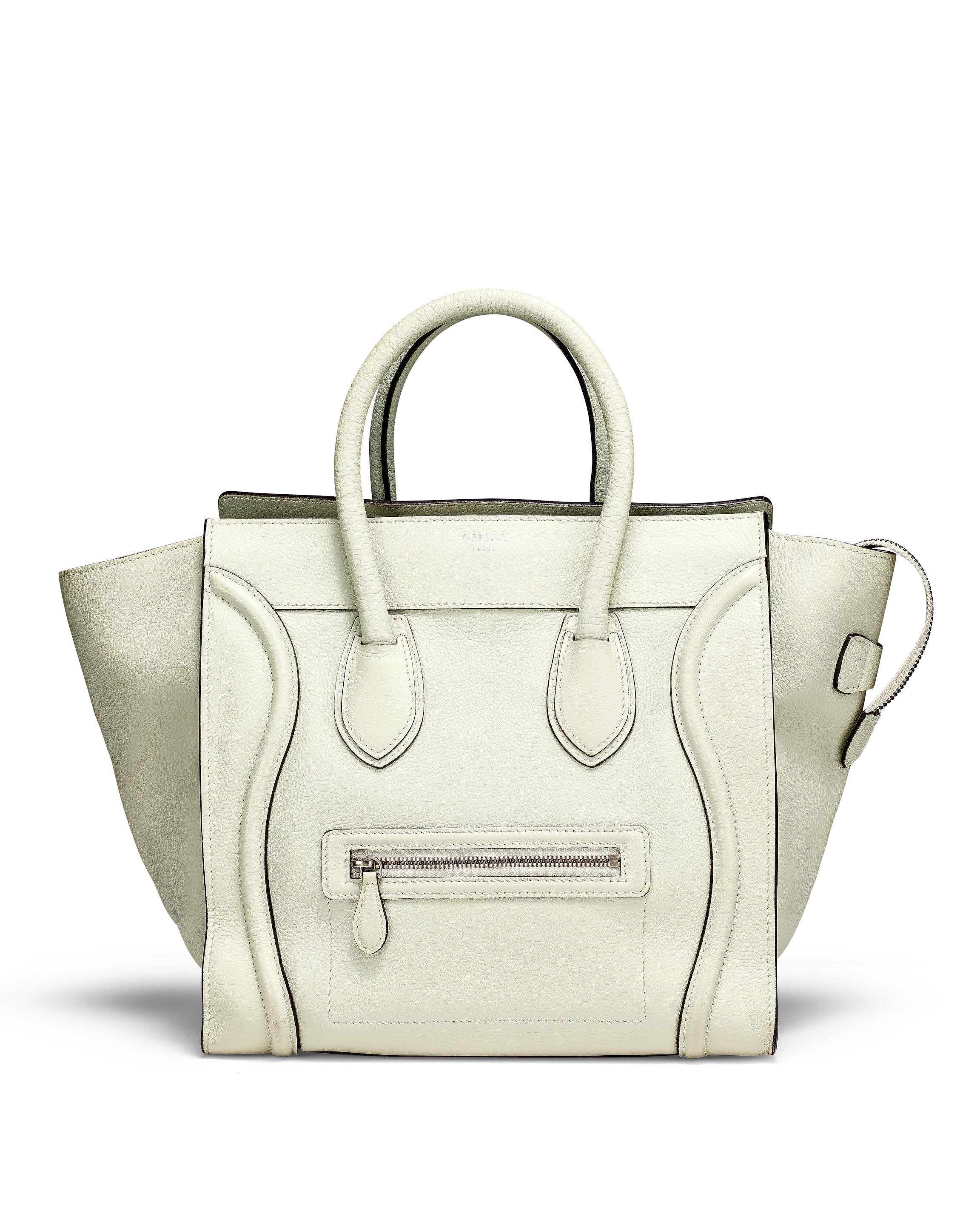 [NO RESERVE] CELINE: LIGHT GREEN CALFSKIN PHANTOM LUGGAGE