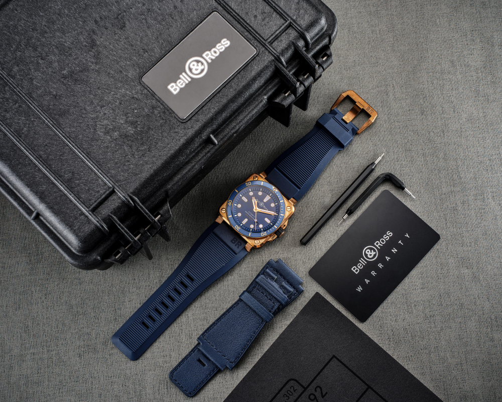 [NO RESERVE] BELL ROSS | BR03-92 DIVER, A LIMITED EDITION BRONZE AND STAINLESS STEEL WRISTWATCH WITH DATE, CIRCA 2015