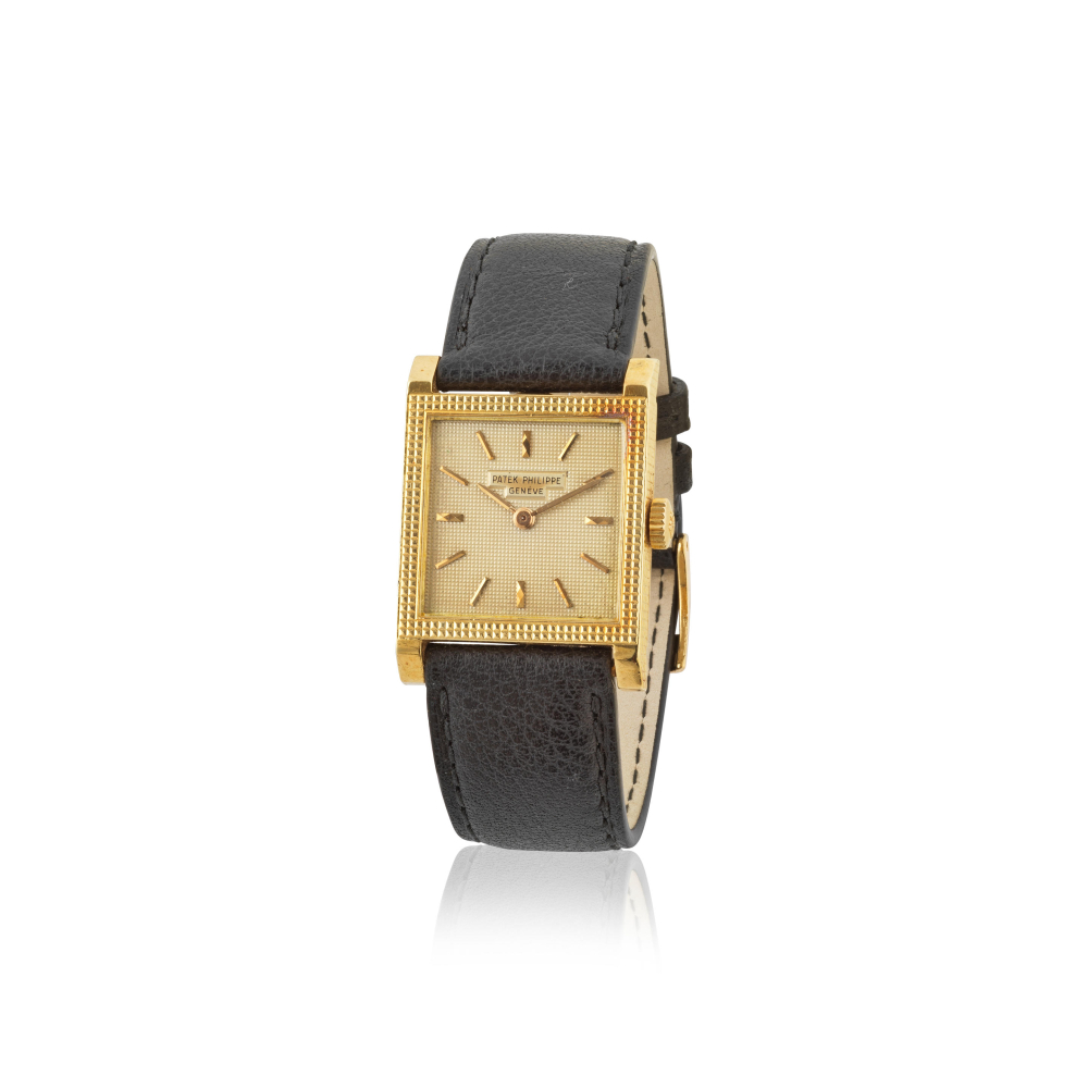 Patek Philippe. A fine 18K gold manual wind wristwatch