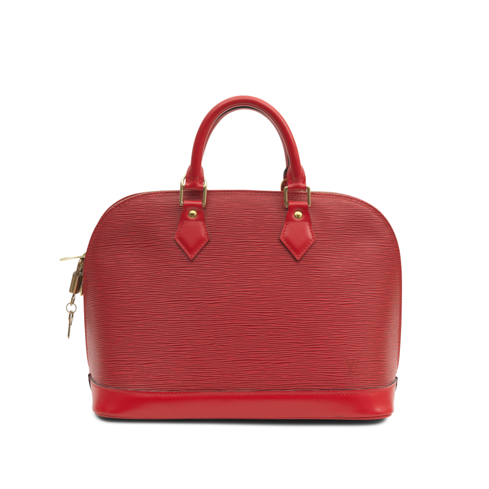 Louis Vuitton: Red Epi Leather Alma MM