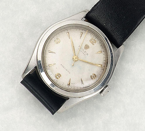 Rolex. A stainless steel centre seconds wristwatch