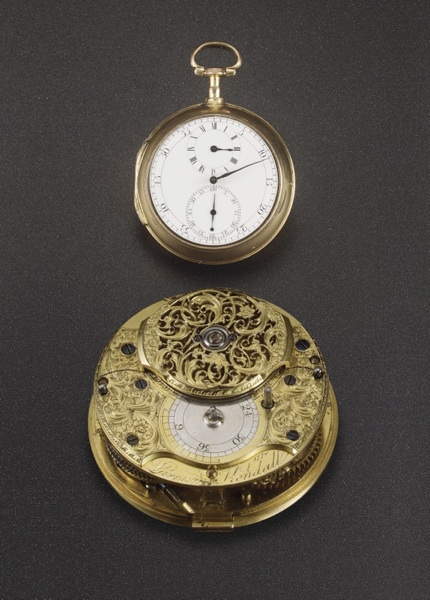 A rare and important cylinder pocket watch by Larcum Kendall