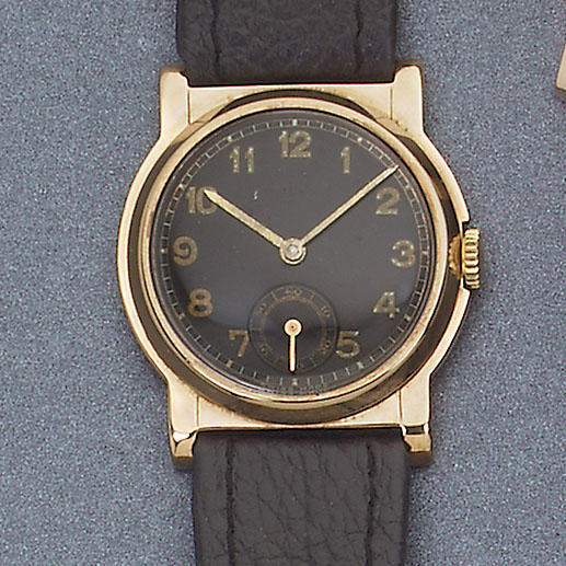 Rolex. An unusual 9ct gold wristwatch