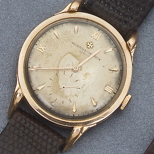 Vacheron Constantin. A gents 18ct rose gold wristwatch with interesting lugs