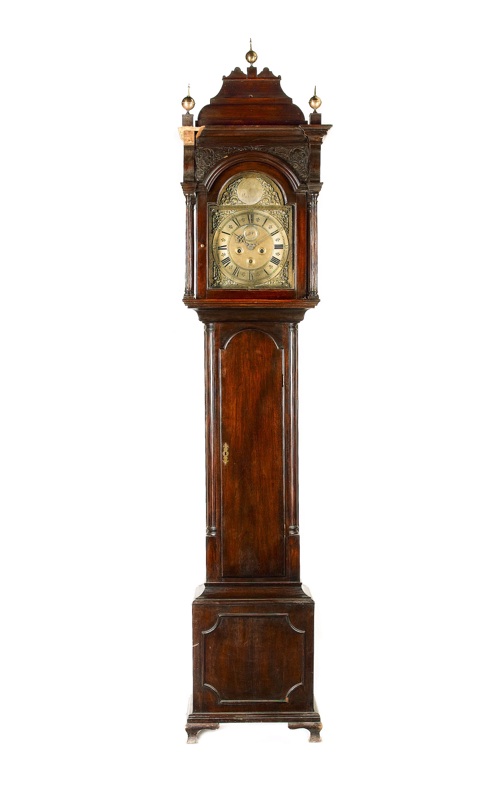An 18th century Scottish mahogany longcase clock