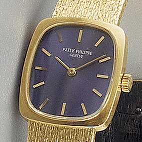 Patek Philippe. A lady's 18ct gold bracelet watch