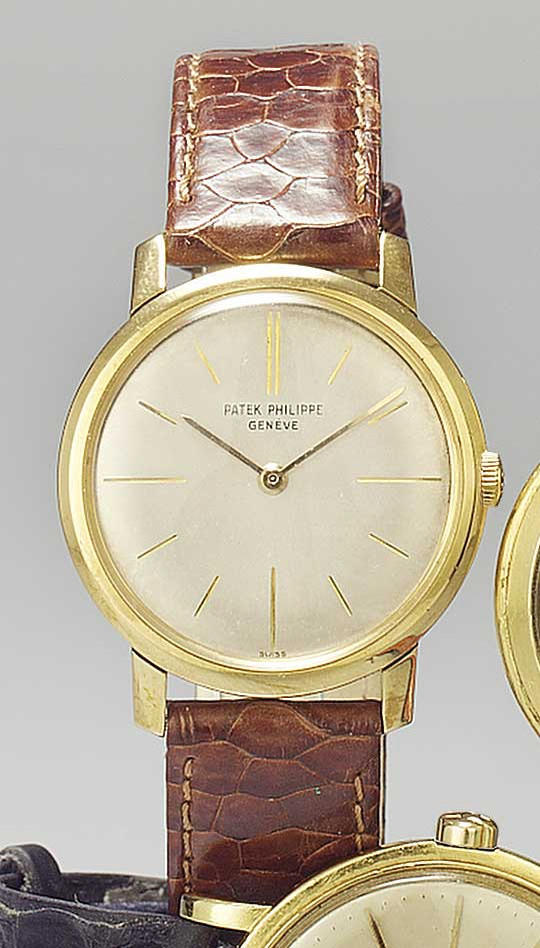 Patek Philippe. An 18ct gold manual wind wristwatch