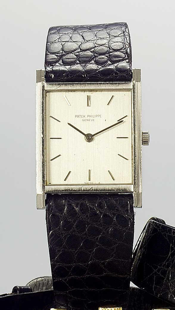 Patek Philippe. A rare 18ct white gold wristwatch