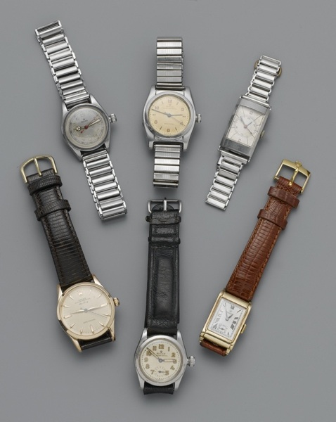 Rolex. A stainless steel centre seconds wristwatch with original guarantee papers
