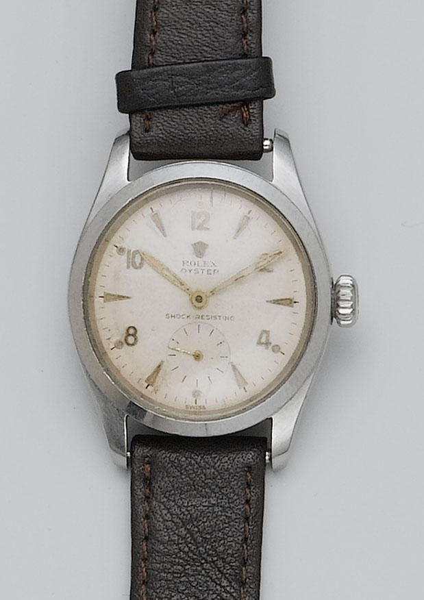 Rolex. A stainless steel bracelet watch