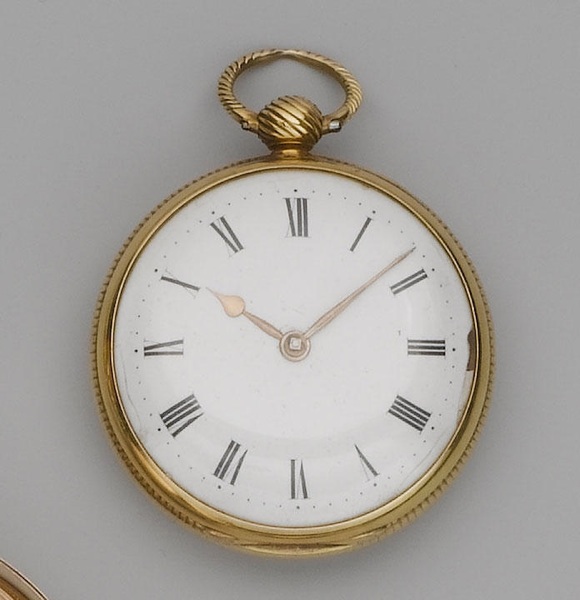 Desbois Wheeler. An 18ct gold open face pocket watch